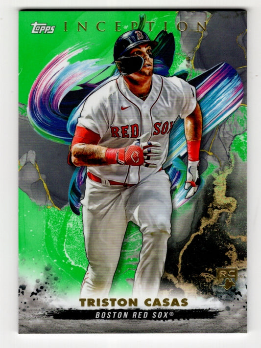 2023 Topps Inception Baseball Triston Casas RC Green SP #31 (Red Sox)