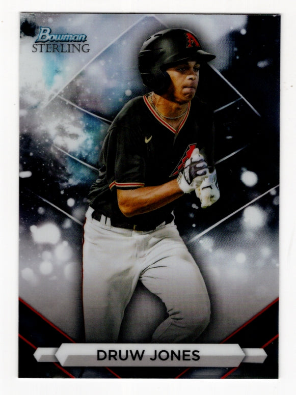 2023 Bowman Sterling Druw Jones BSP-86 Base Prospect RC (Diamondbacks)