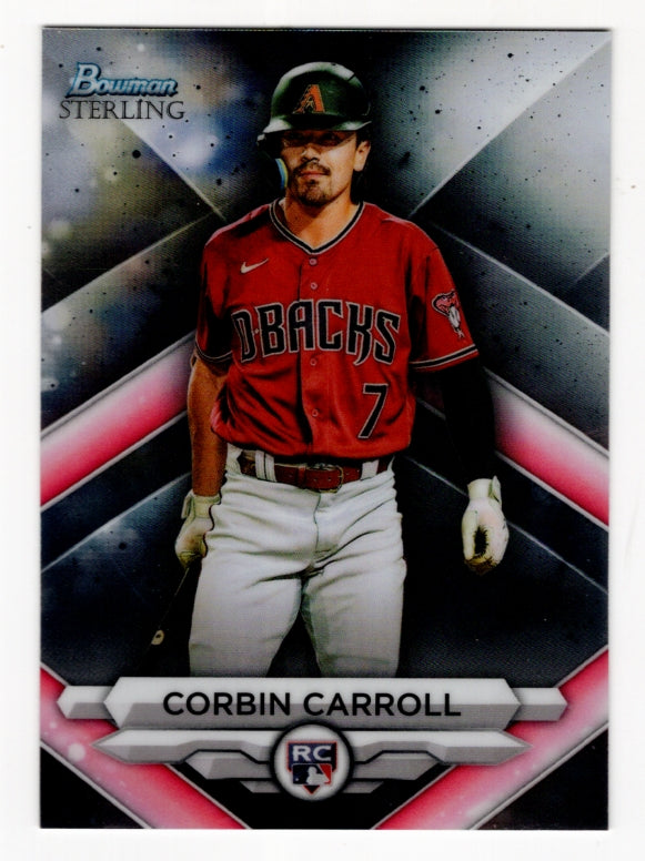 2023 Bowman Sterling Corbin Carroll Rookie #BSR-42 (Diamondbacks)