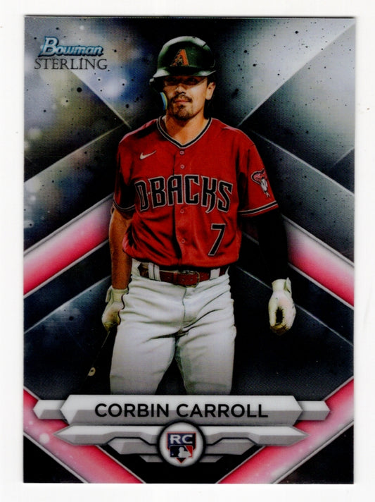 2023 Bowman Sterling Corbin Carroll Rookie #BSR-42 (Diamondbacks)