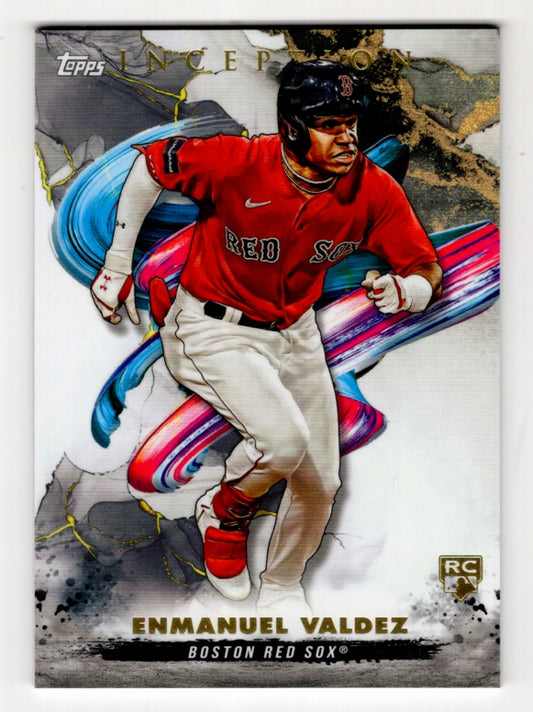 2023 Topps Inception Enmanuel Valdez Rookie Card #124 (Red Sox)