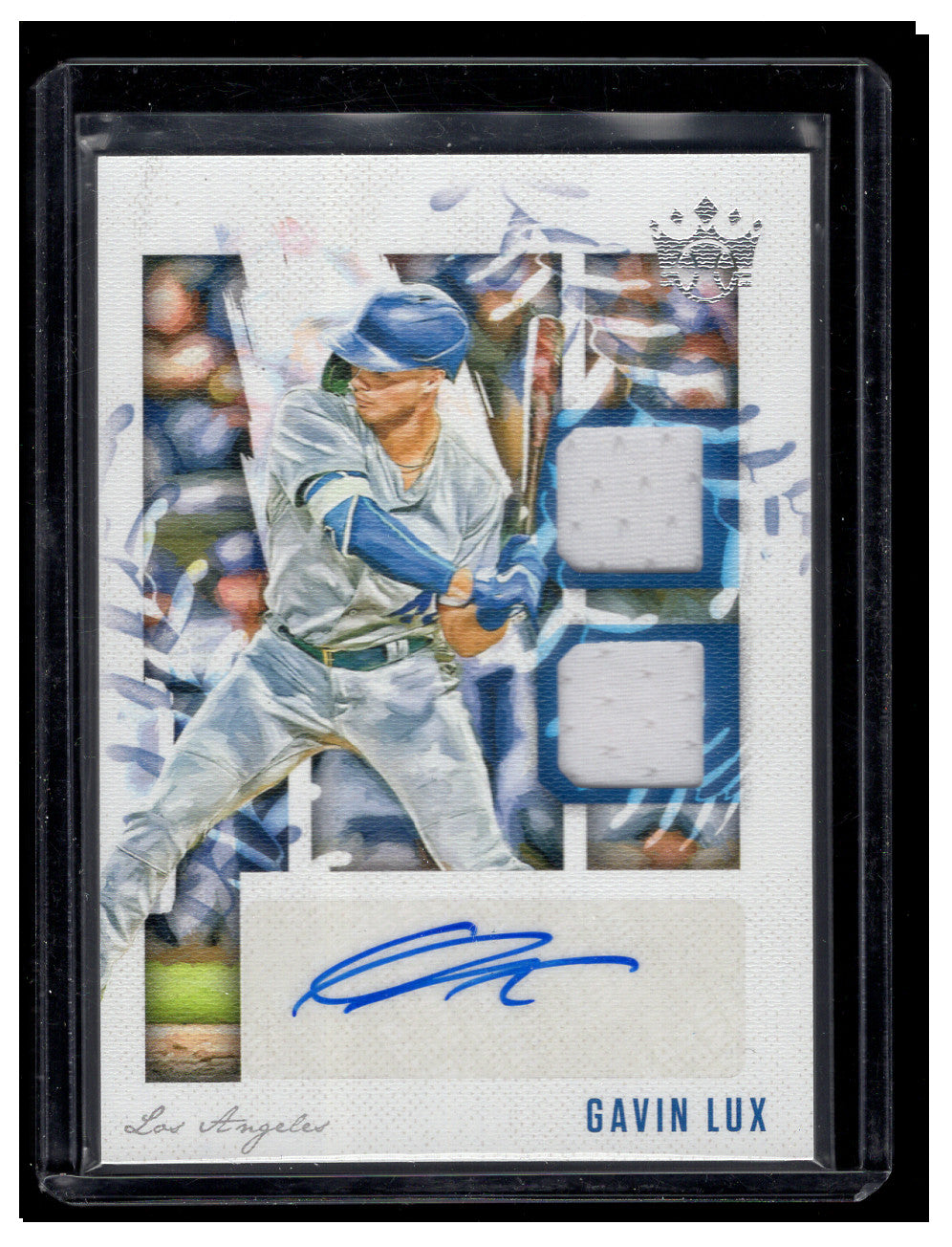 2020 Panini Diamond Kings DK Materials Signatures Autograph #KMS-GL Gavin Lux (Los Angeles Dodgers)