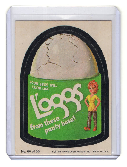 1979-80 Topps Wacky Packages Rerun Complete Series #66 Logg's