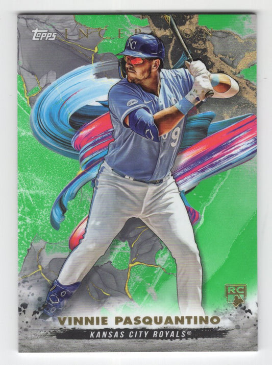 2023 Topps Inception Vinnie Pasquantino Rookie Green SP #21 (Royals)