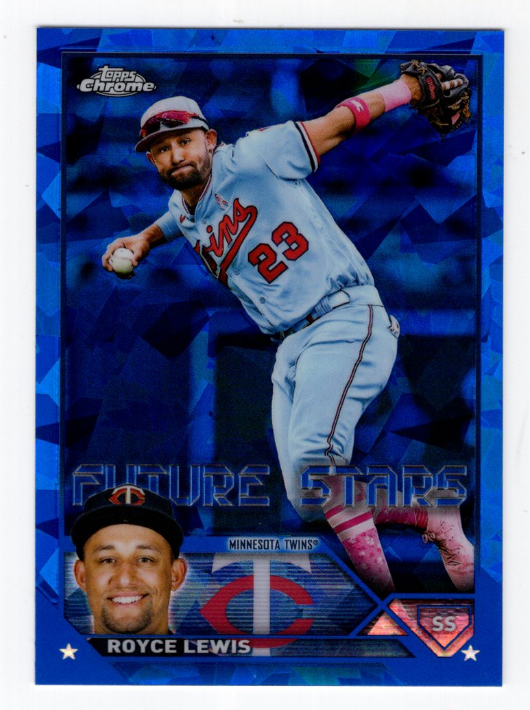 Royce Lewis 2023 Topps Chrome Sapphire Future Stars #451 (Minnesota Twins)