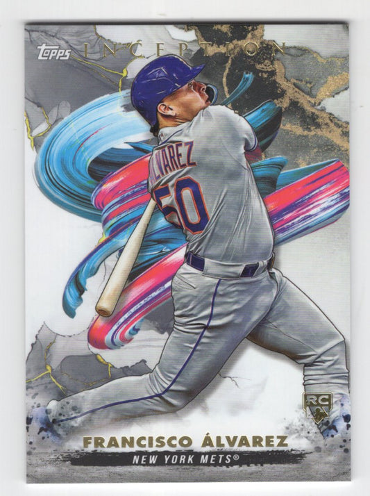 2023 Topps Inception Francisco Alvarez Rookie Card #63 (Mets)