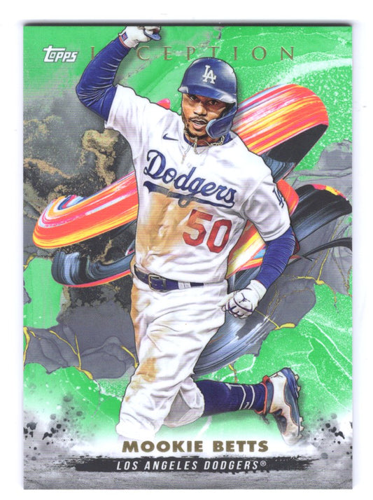 2023 Topps Inception Mookie Betts Green Parallel #38 (Dodgers)