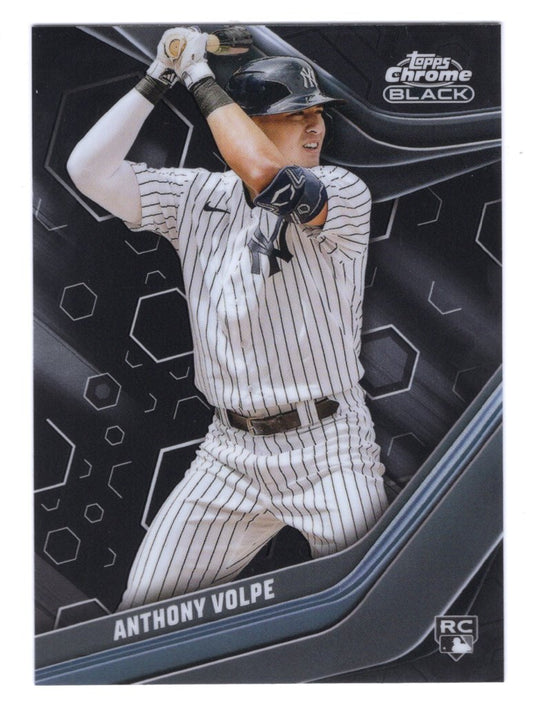 2023 Topps Chrome Black Anthony Volpe Rookie #76 (Yankees)