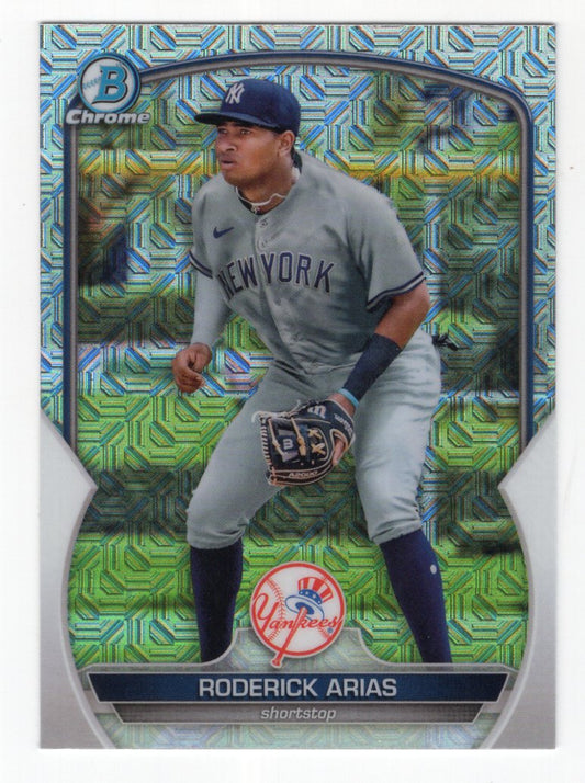 2023 Bowman Chrome Prospects Mega Mojo #BCP-135 Roderick Arias (Yankees)