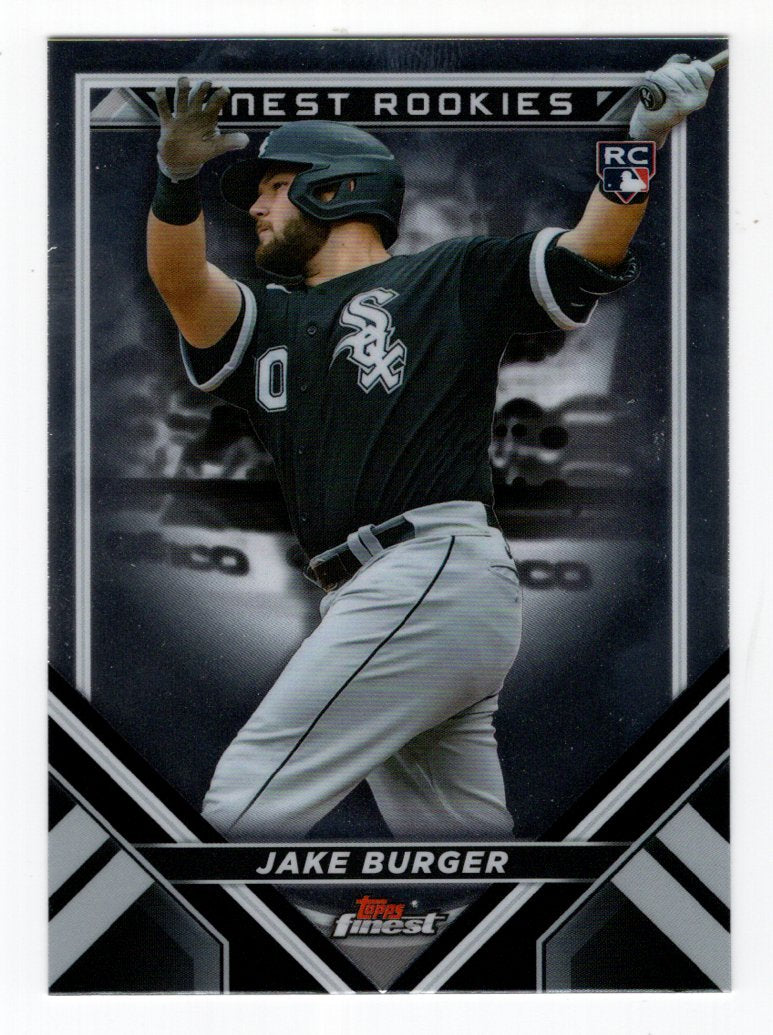 2022 Topps Finest Jake Burger Rookie Finest Rookies #FRD-JB (White Sox)