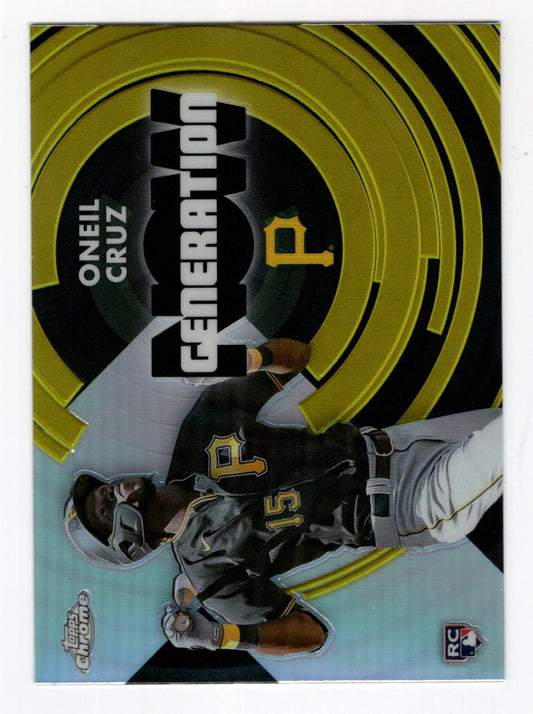 2022 Topps Chrome Update Oneil Cruz Generation Now #GNC13 (Pirates)