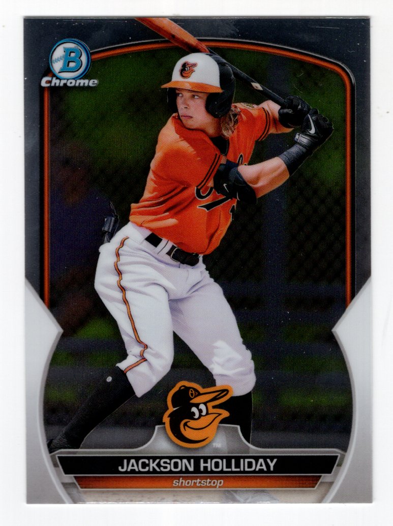 2023 Bowman Chrome Prospects Jackson Holliday #BCP-20 (Baltimore Orioles)