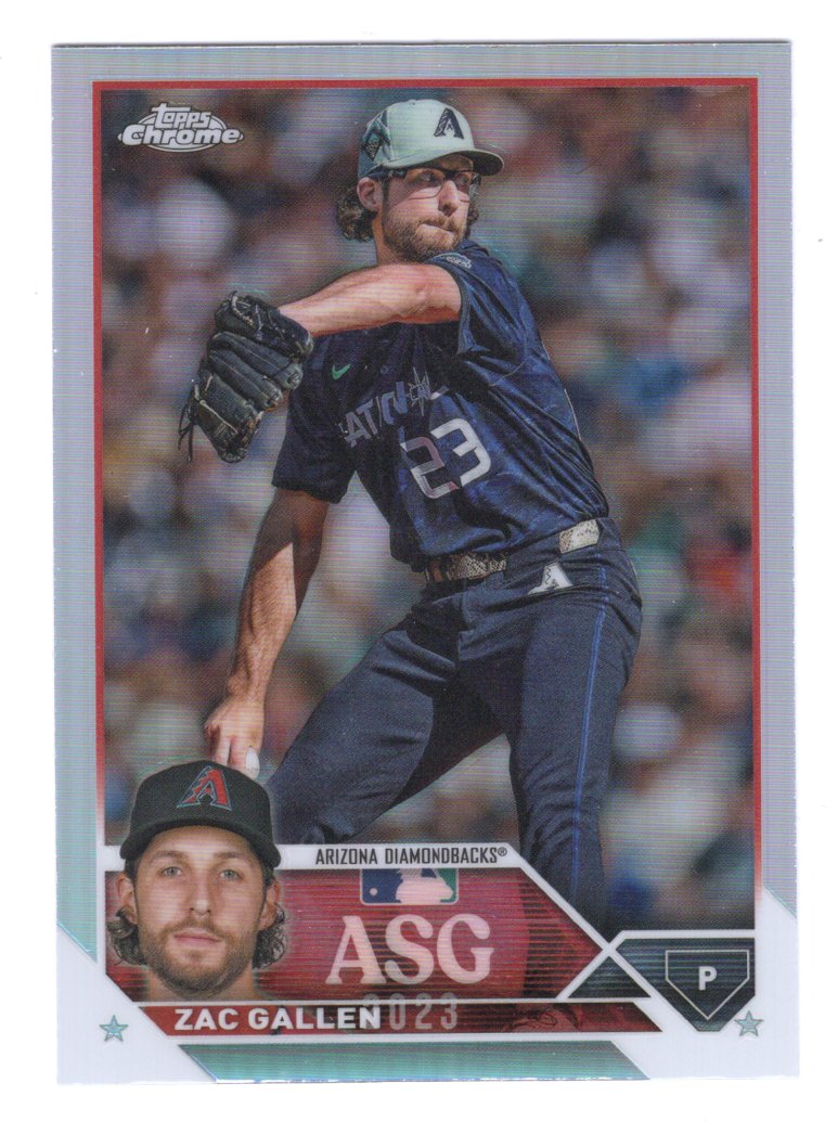 2023 Topps Chrome Update Zac Gallen All Star Game Refractor #ASGC44 (Diamondbacks)