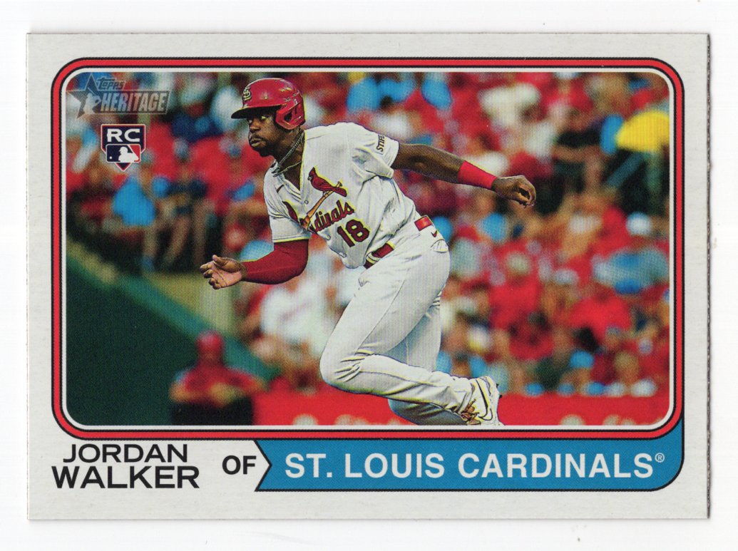 2023 Topps Heritage High Number Jordan Walker #558 Rookie (Cardinals)