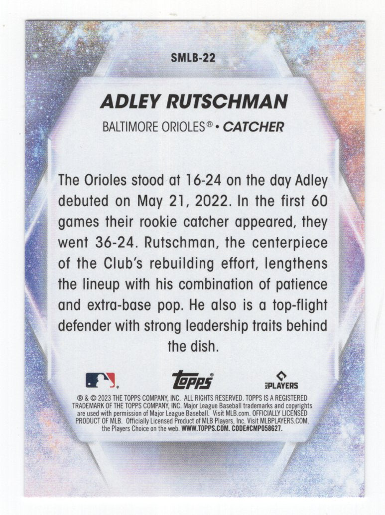 2023 Topps Stars Adley Rutschman Stars of the MLB Chrome #SMLB22 (Orioles)