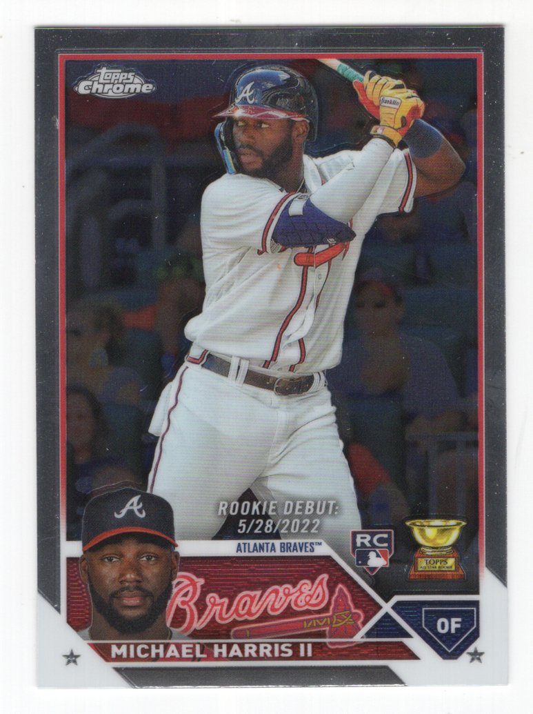 2023 Topps Chrome Update Michael Harris II Rookie Card #USC153 (Atlanta Braves)