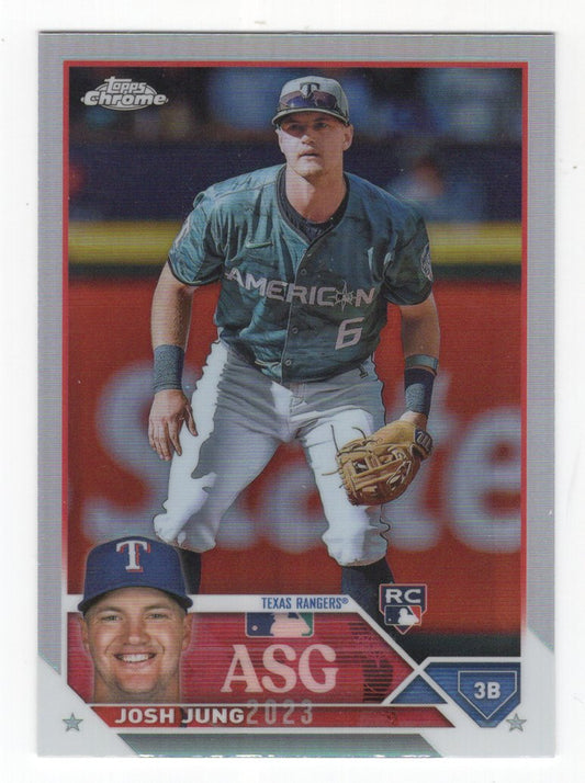 2023 Topps Chrome Update Josh Jung ASG Refractor #ASGC-14 (Texas Rangers)