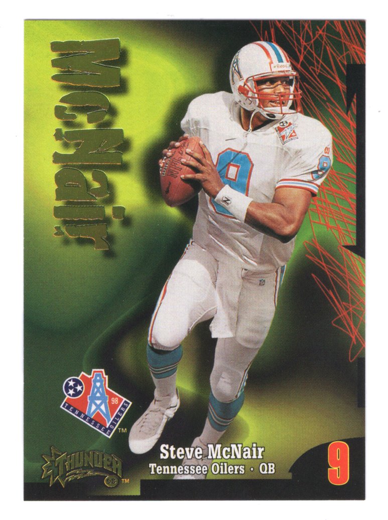 1998 Skybox Thunder Steve McNair #176 (Tennesse Oilers)