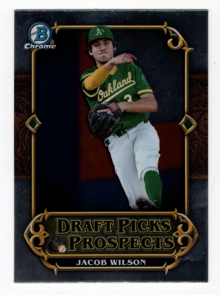 2023 Bowman Draft Jacob Wilson Draft Picks & Prospects Insert #DPP-4 (Oakland A's)