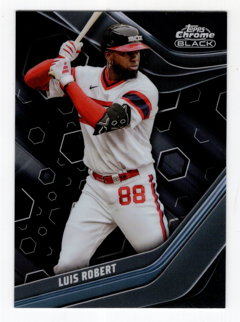 2023 Topps Chrome Black Luis Roberts Card #21 (Chicago White Sox)