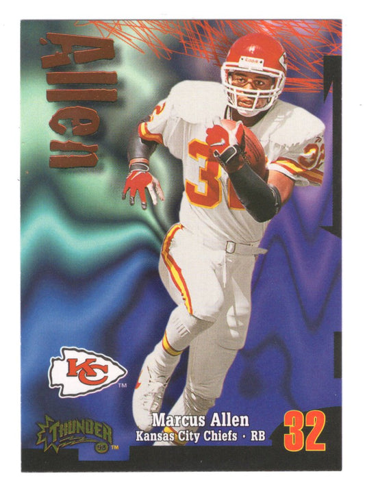 1998 Skybox Thunder #32 Marcus Allen (Kansas City Chiefs)