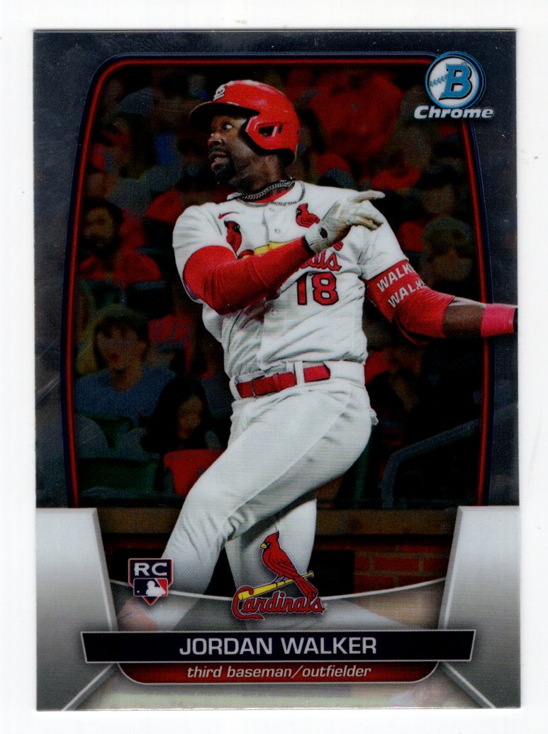 2023 Bowman Draft Chrome Jordan Walker Rookie #18 (Cardinals)