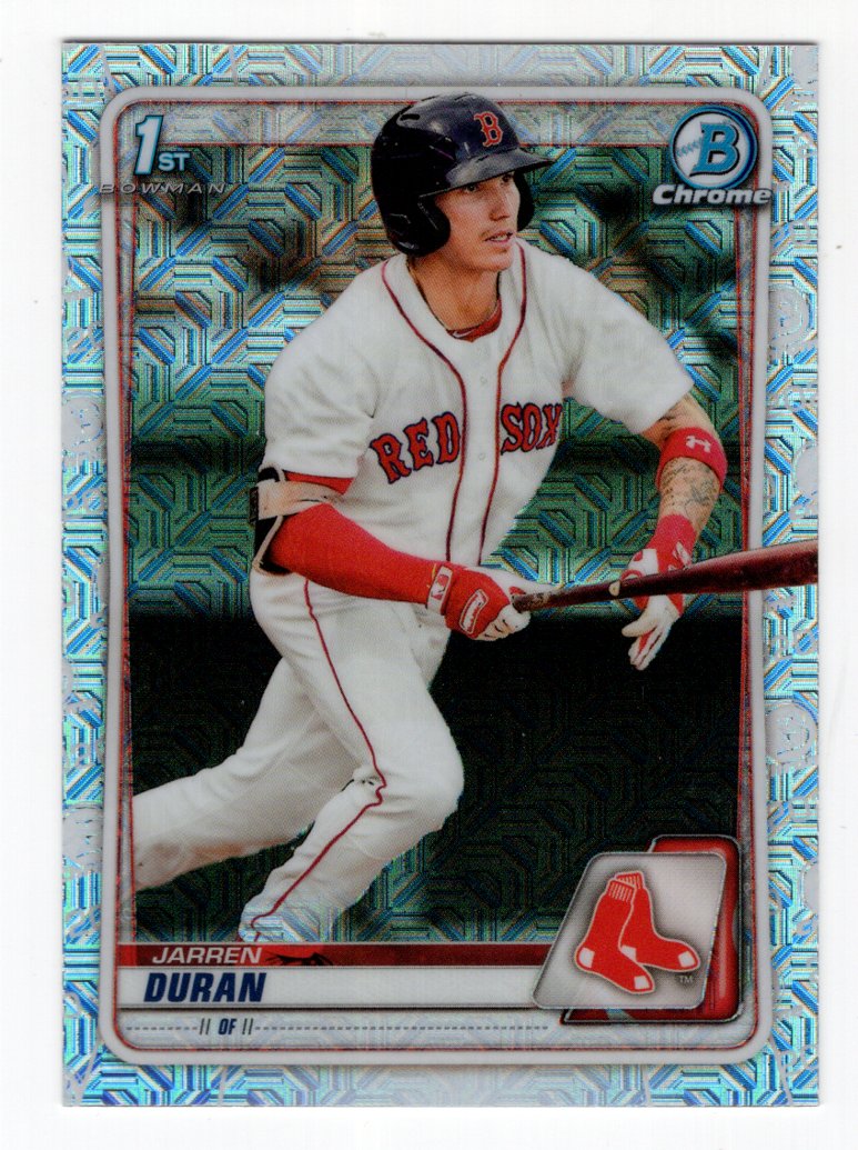 2020 Bowman Chrome Mega Jarren Duran Refractor BCP-144 (Red Sox)