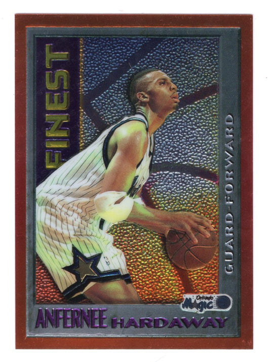 1995-96 Topps Finest Anfernee Hardaway MYSTERY Orange Border Card #M3 (Magic)