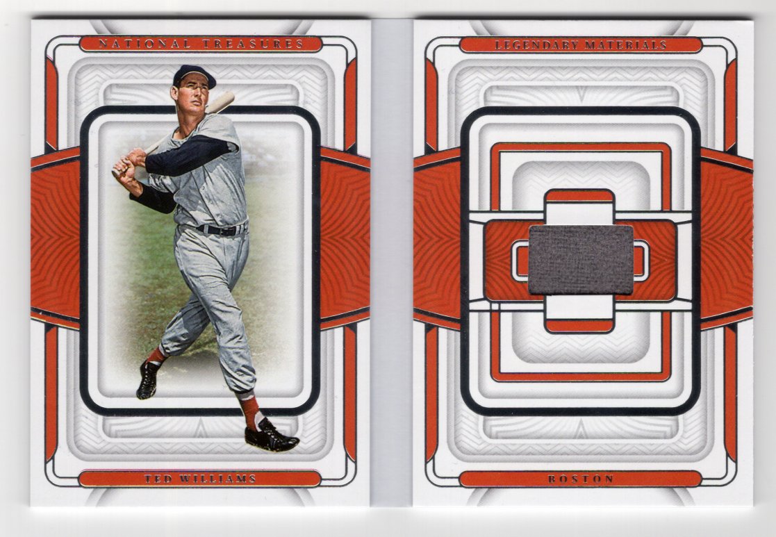 2023 Panini National Treasures Ted Williams Legendary Materials Booklet #'d /99 (Red Sox)