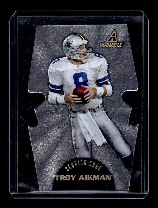 1997 Pinnacle Scoring Core Die-cut Card #2 Promo Troy Aikman (Dallas Cowboys)