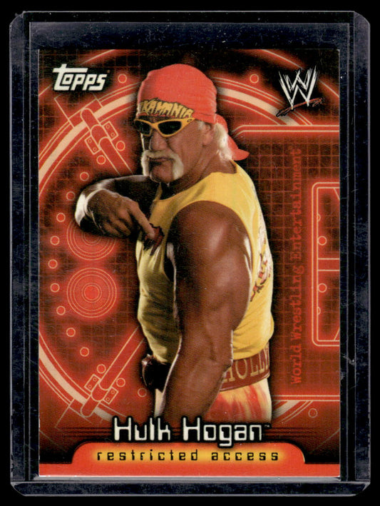 2006 Topps WWE Restricted Access Card #7 Hulk Hogan