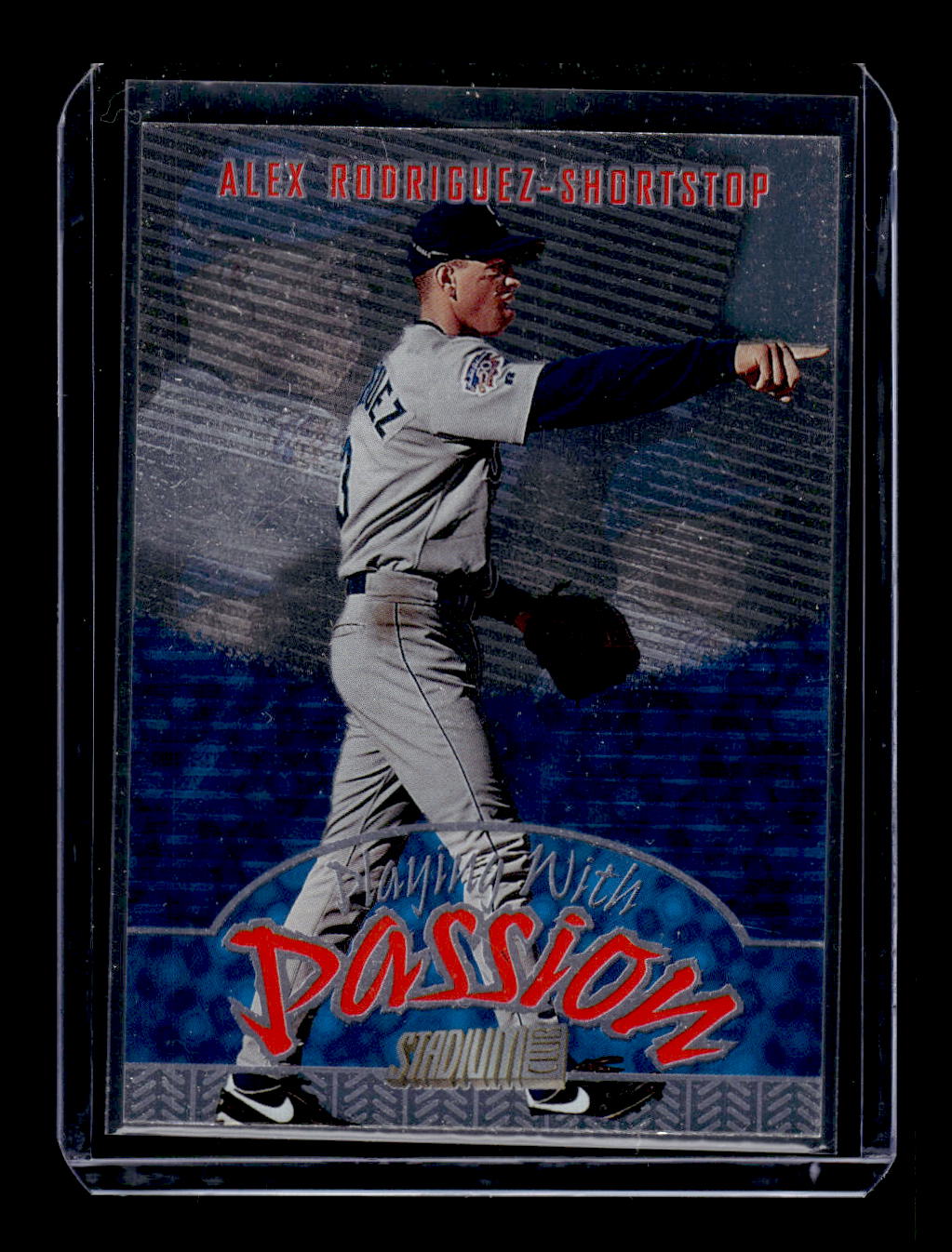 1998 Stadium Club Playing With Passion #P7 Alex Rodriguez (Seattle Mariners)