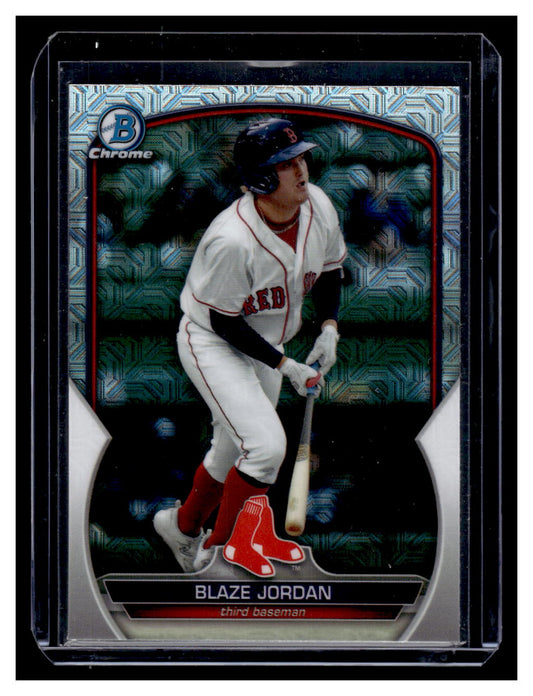 2023 Bowman Chrome "Prospects" #BCP-167 Blaze Jordan (Boston Red Sox)