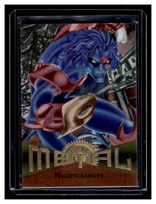 1995 Marvel Metal "Power Grid" Card #7 NIGHTCRAWLER