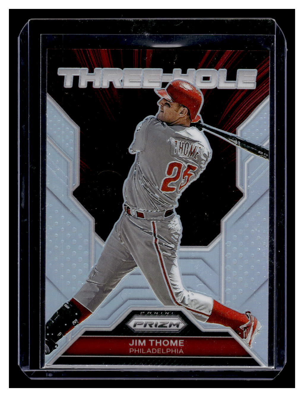 2023 Panini Prizm #TH8 "Three-Hole" Jim Thome (Philadelphia Phillies)