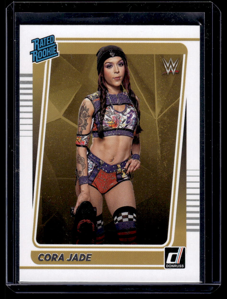 2022 Panini Chronicles WWE Donruss Cora Jade Rated Rookie RC #118