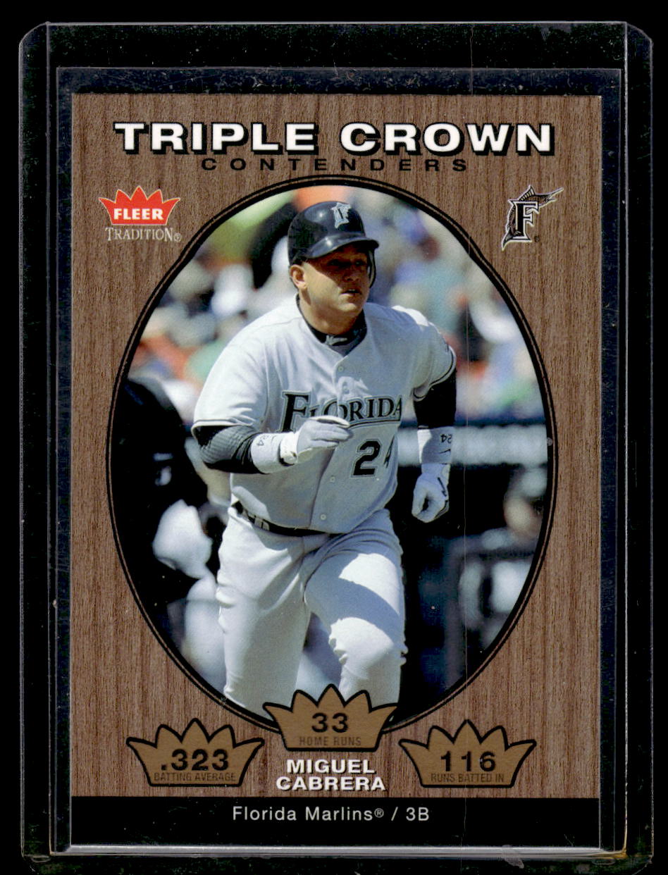 2006 Fleer Tradition Triple Crown Contenders #tC-10 Miguel Cabrera (Florida Marlins)