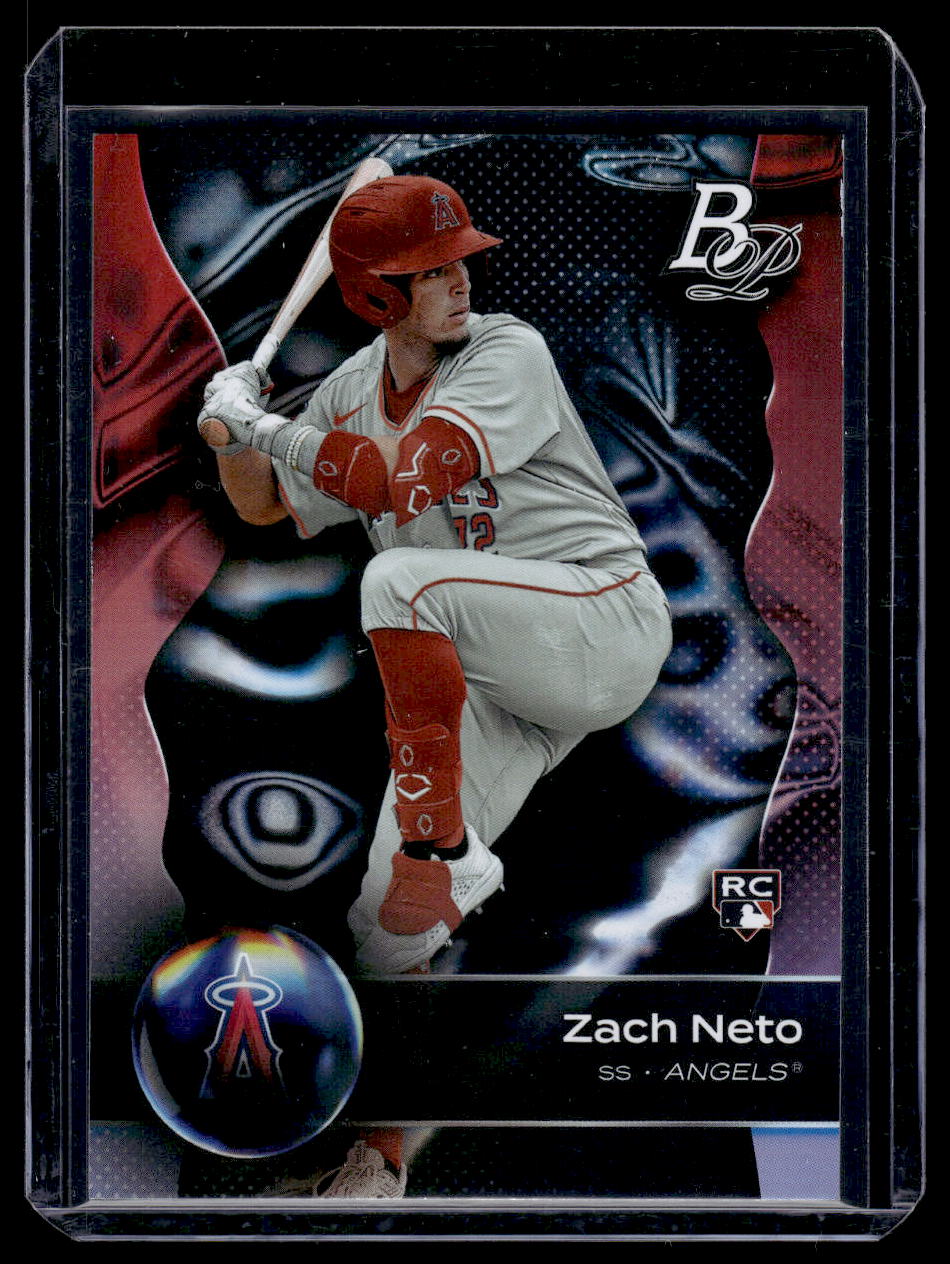 2023 Bowman Platinum #102 Zach Neto Rookie RC (Los Angeles Angels)