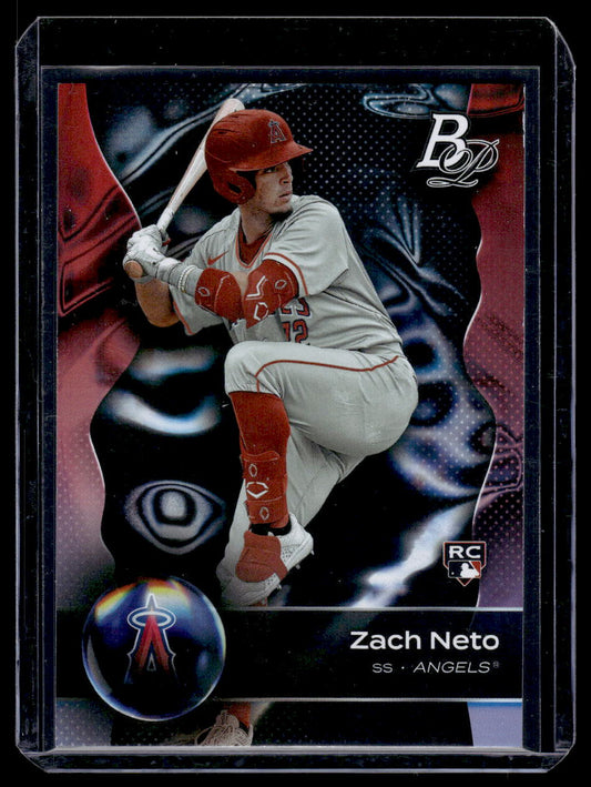 2023 Bowman Platinum #102 Zach Neto Rookie RC (Los Angeles Angels)