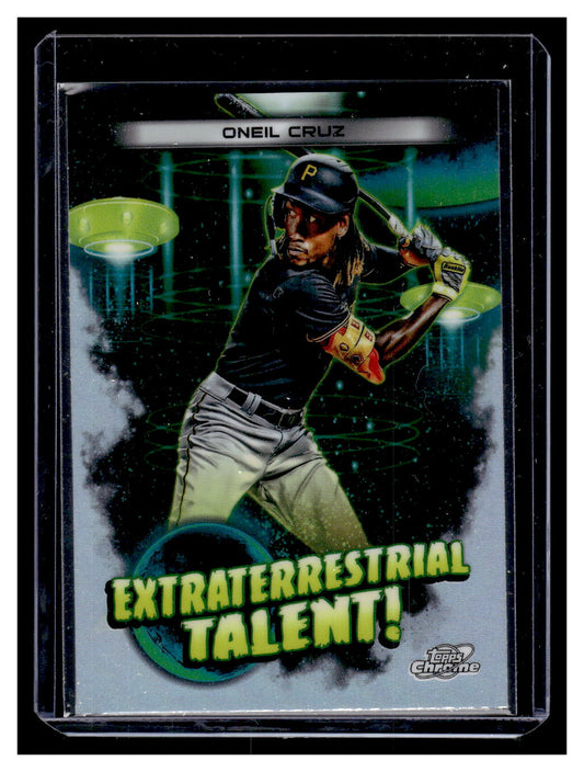 2023 Topps Chrome Cosmic "Extraterrestrial Talent"ET-23 Oneil Cruz (Pittsburgh Pirates)