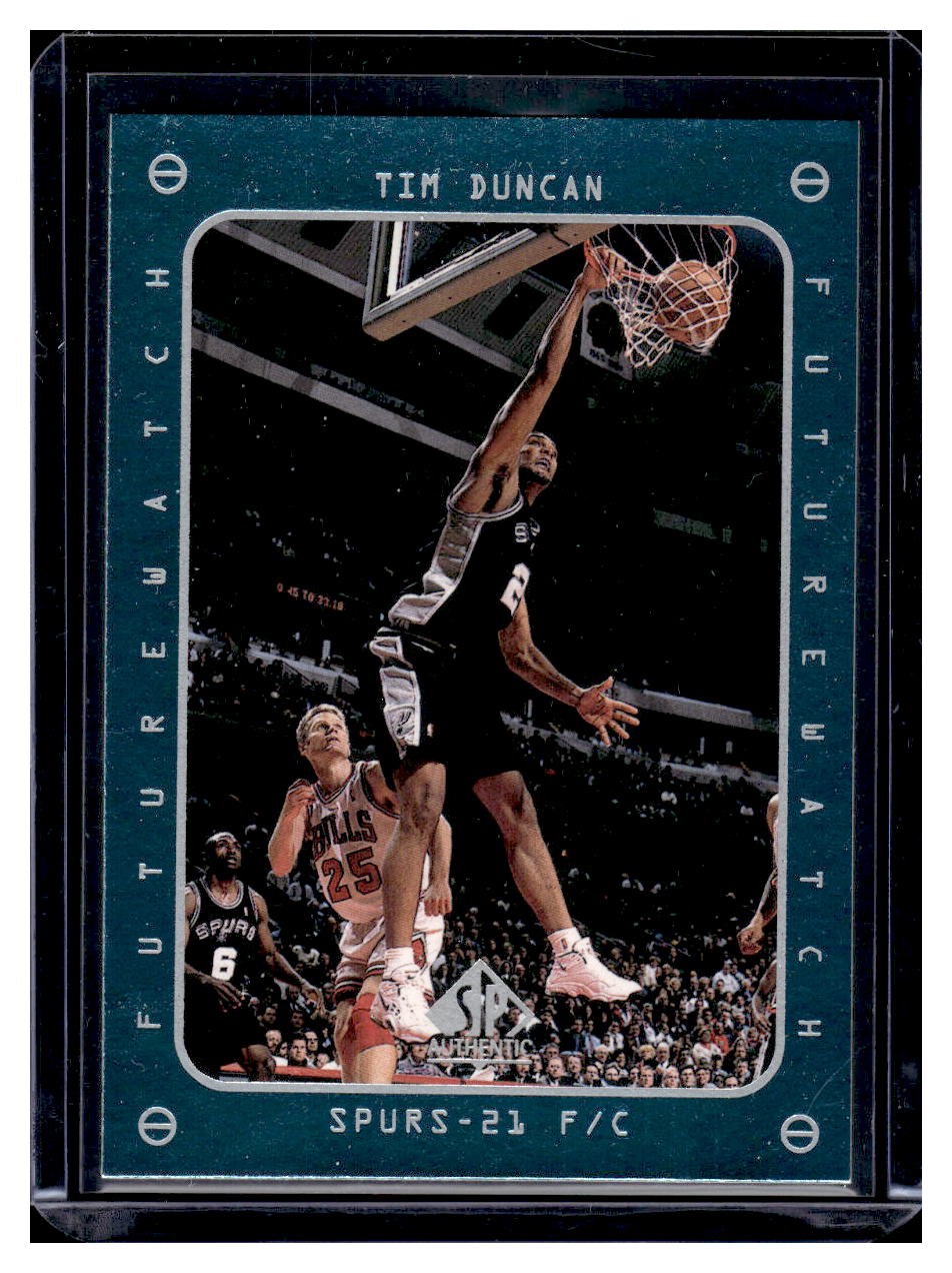 1997 Upper Deck SP Authentic #165 Tim Duncan (San Antonio Spurs)