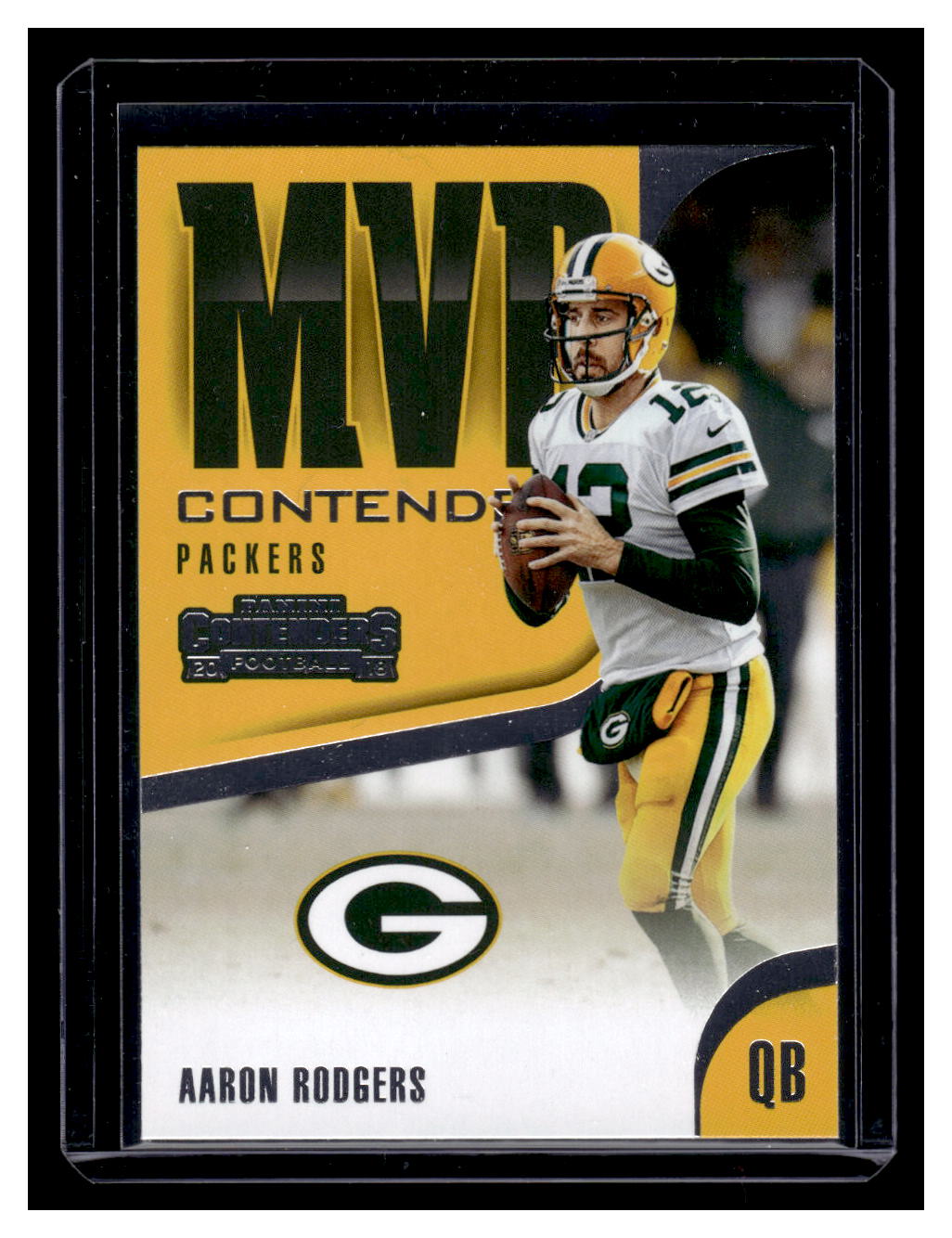 2018 Panini Contender "MVP Contenders" #MVP-1 Aaron Rodgers (Green Bay Packers)