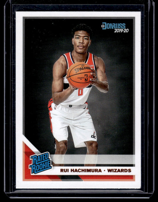 Rui Hachimura 2019-20 Donruss Rated Rookie #208 (Washington Wizards)