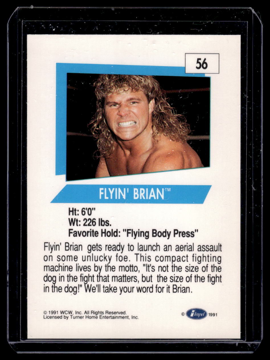 1991 Impel WCW Flyin' Brian Pillman Card #56 – Sportscard Superstore