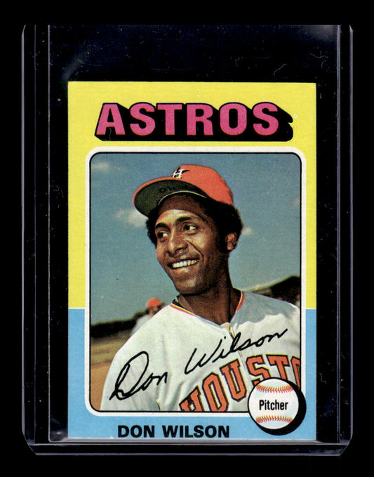 1975 Topps Mini #455 Don Wilson (Astros)