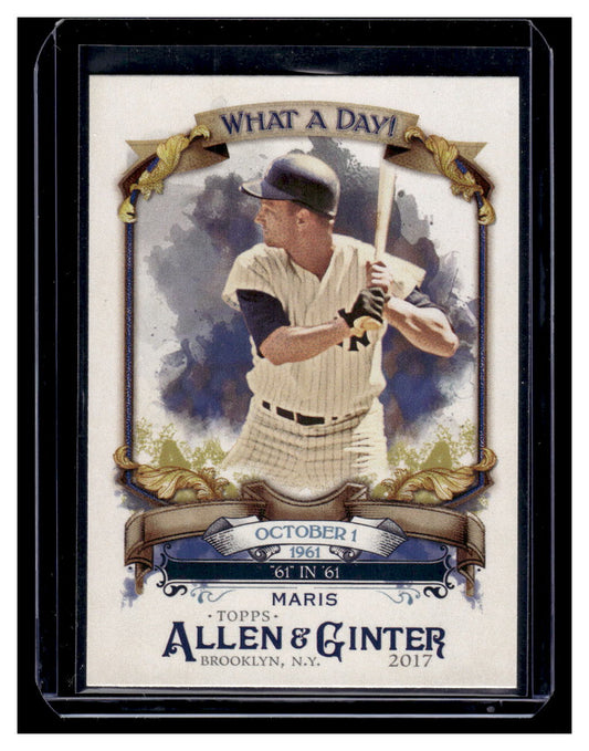 2017 Topps Allen & Ginter "What a Day!" #WAD-12 Roger Maris (New York Yankees)