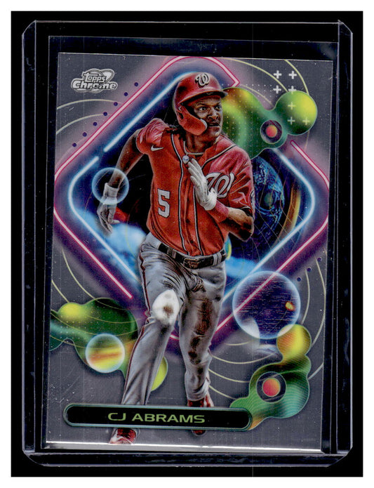 2023 Topps Chrome Cosmic #153 CJ Abrams (Washington Nationals)