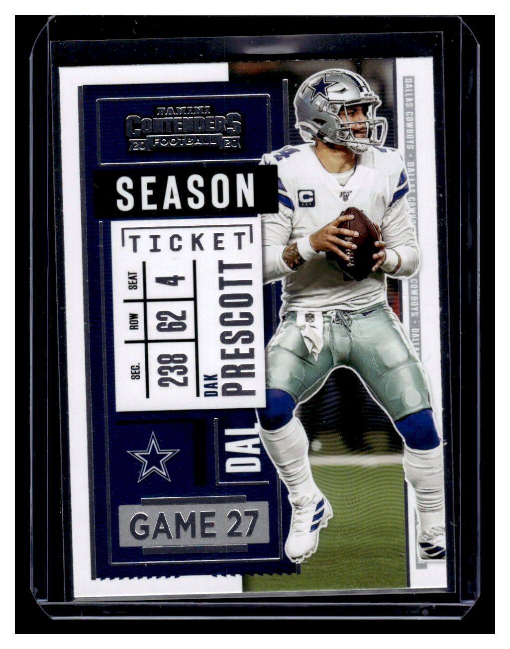 2020 Panini Contenders #16 Dak Prescott (Dallas Cowboys)