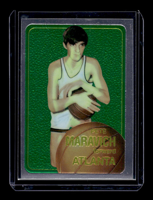 1996-97 Topps Stadium Club - Finest Reprints #28 Pete Maravich (Atlanta Hawks)