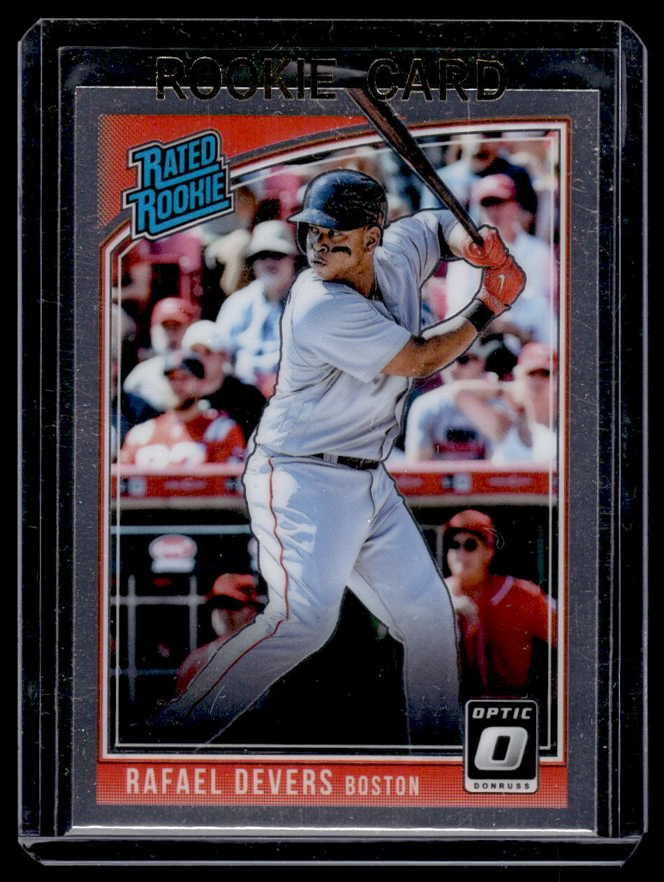 2018 Donruss Optic #35 Rated Rookie Rafael Devers (Boston Red Sox)